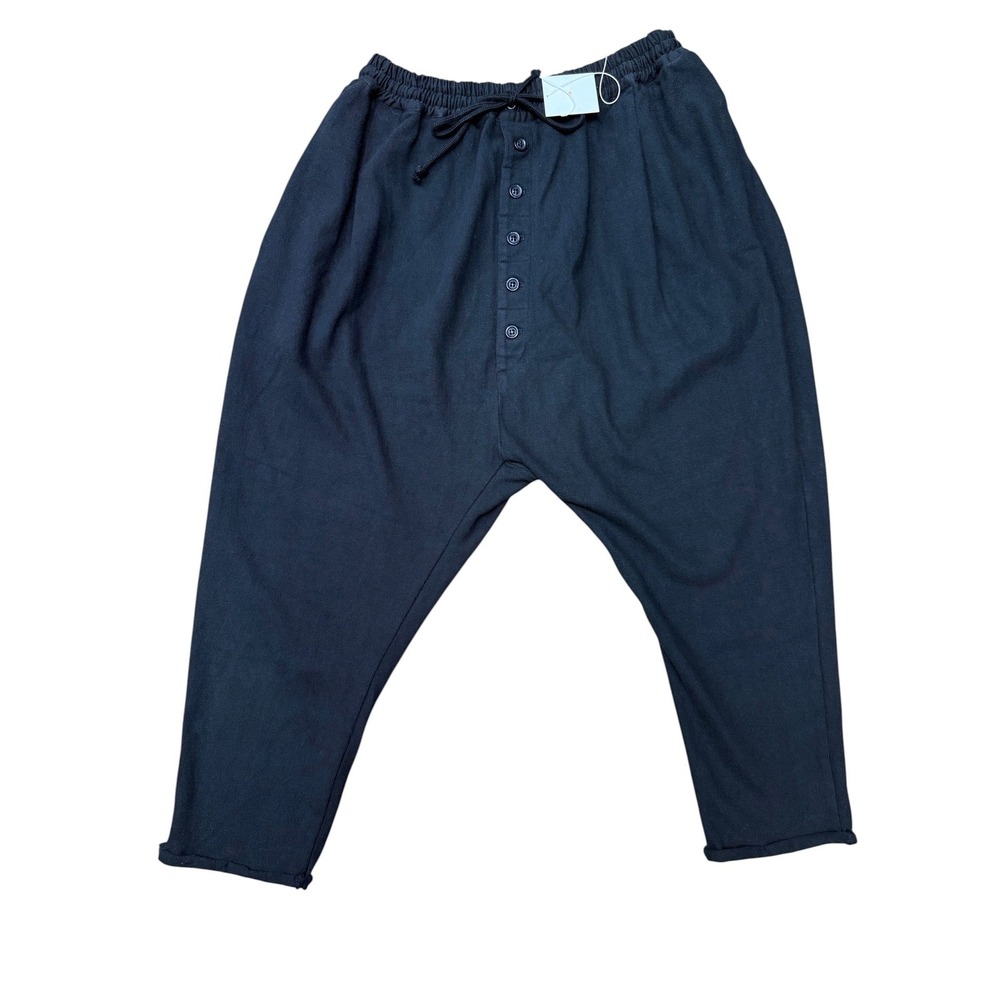 Yoko Sakamoto YS Soft Tailored Knit Trouser Men L Elastic Pull On Harem Pants